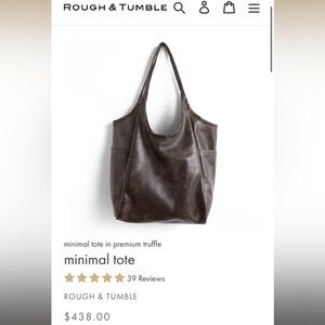 Rough and Tumble minimal tote